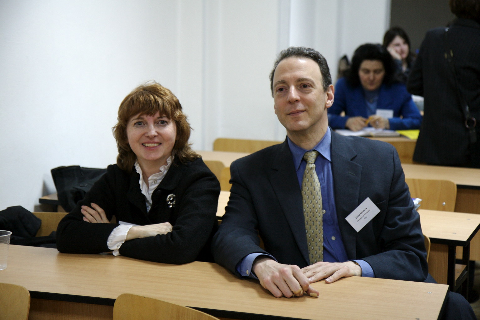 Prof. Cynthia Vakarelijska and Prof. David Birnbaum